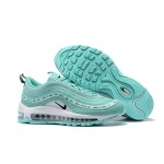 Nike Air Max 97 "Have a Nike Day" 923288-300 Mint Green Sneaker with Slogan Ribbon