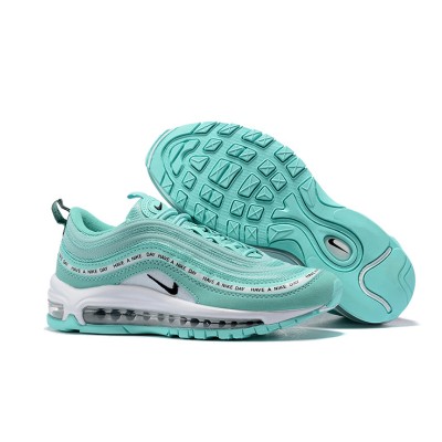 Nike Air Max 97 "Have a Nike Day" 923288-300 - Refreshing Mint Green Sneakers with Iconic Slogan Design