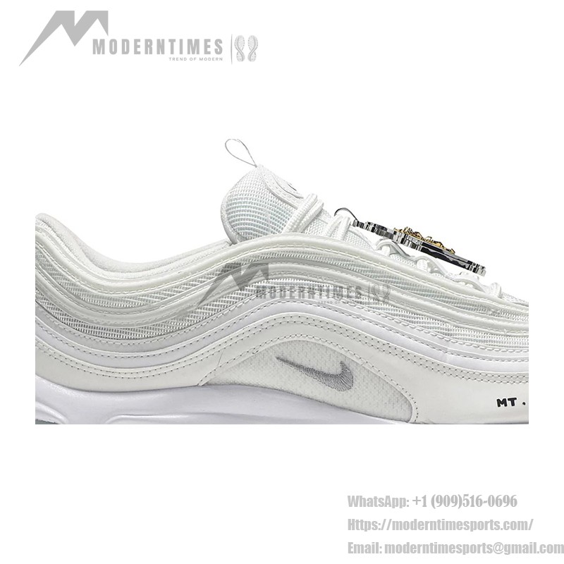 Nike Air Max 97 "Triple White" 921826-101 - All-White Sneakers with Air Cushioning