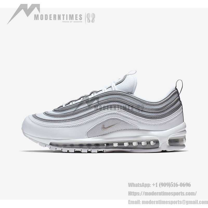 Nike Air Max 97 "White/Grey" 921826-105 - Sleek Design with Iconic Air Cushioning