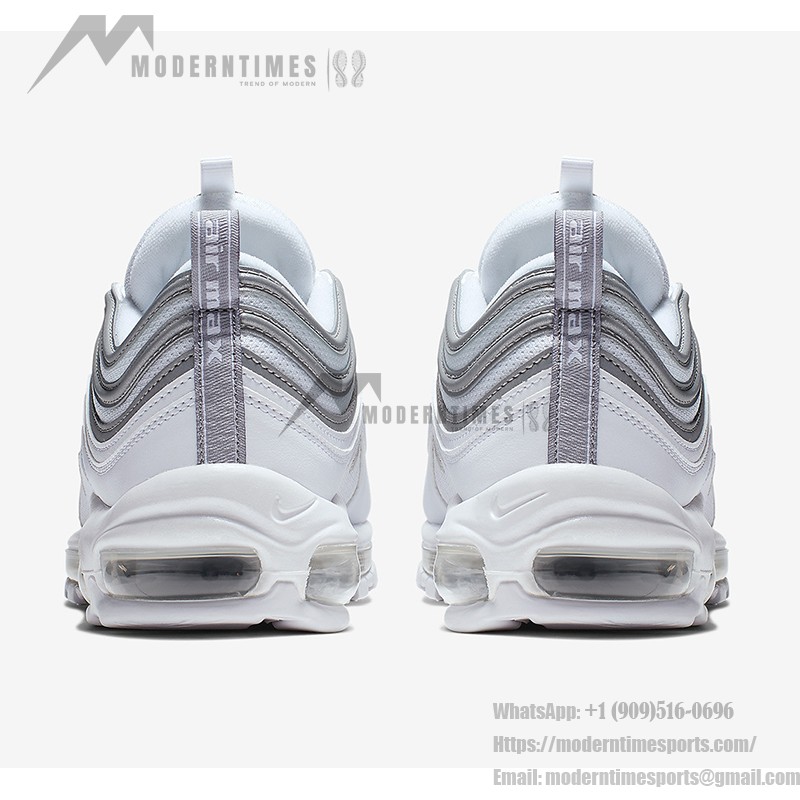 Nike Air Max 97 "White/Grey" 921826-105 - Sleek Design with Iconic Air Cushioning