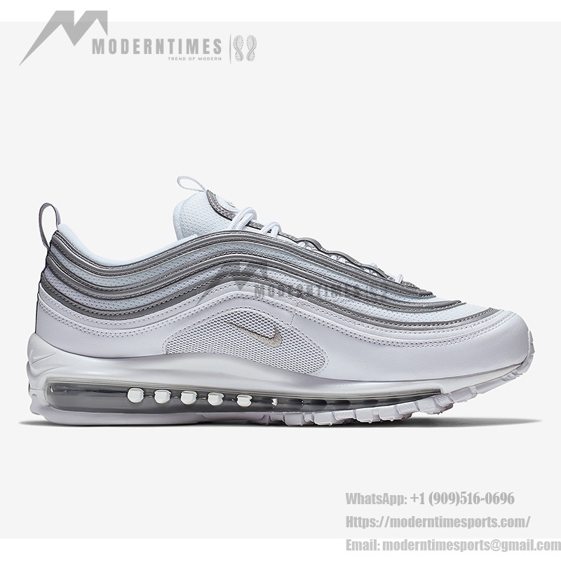 Nike Air Max 97 "White/Grey" 921826-105 - Sleek Design with Iconic Air Cushioning