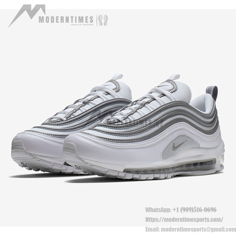 Nike Air Max 97 "White/Grey" 921826-105 - Sleek Design with Iconic Air Cushioning