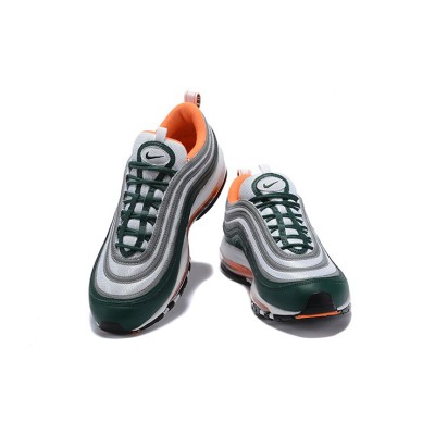 Nike Air Max 97 Deep Green Orange 921522-300 - Retro-Inspired Design with Bold Green and Vibrant Orange Accents