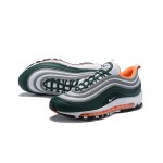 Nike Air Max 97 Deep Green Orange 921522-300 with Full-Length Air Cushion