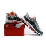 Nike Air Max 97 Deep Green Orange 921522-300 with Full-Length Air Cushion