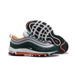 Nike Air Max 97 Deep Green Orange 921522-300 with Full-Length Air Cushion