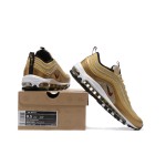 Nike Air Max 97 Gold Bullet 312641-700 with Red Swoosh