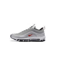 Nike Air Max 97 Silver Bullet 312641-069 - Iconic Silver Design with Bold Red Accents for Timeless Comfort and Style