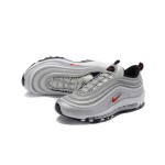 Nike Air Max 97 Silver Bullet 312641-069 with Red Swoosh