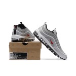 Nike Air Max 97 Silver Bullet 312641-069 with Red Swoosh