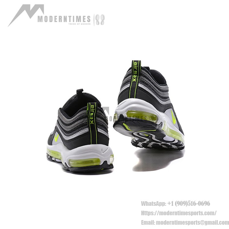 Nike Air Max 97 Black Volt 921626-403 with Silver and Volt Details