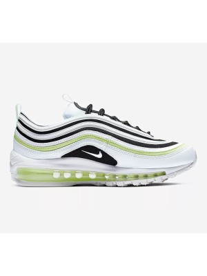 Nike Air Max 97 "Schwarz/Weiß/Limettengrün" 921826-105 - Klassischer Stil mit modernem Touch, perfekt für den Alltag