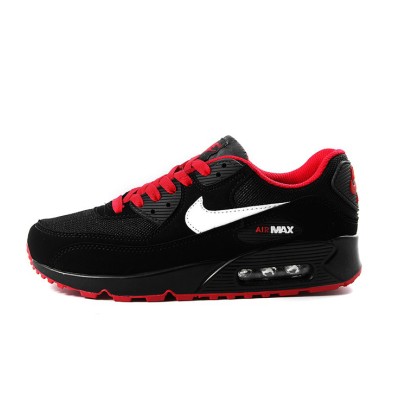 Nike Air Max 90 325213-061 - Bold Black with Red & White Accents | Iconic Everyday Sneaker