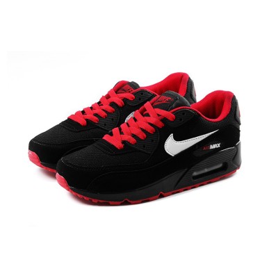 Nike Air Max 90 325213-061 - Bold Black with Red & White Accents | Iconic Everyday Sneaker