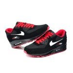 Nike Air Max 90 - Bold Black with Red & White Accents for Everyday Style