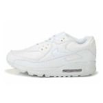 Nike Air Max 90 537384-111 Triple White Minimalist Sneakers