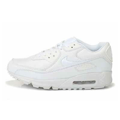 Nike Air Max 90 537384-111 - Triple White Minimalist Sneakers | Timeless All-White Design & Everyday Comfort