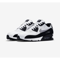 Nike Air Max 90 537384-123 - White & Black Sneakers with Grey Swoosh | Classic Design & Everyday Comfort