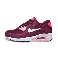 Nike Air Max 90 616730-600 - Burgundy Sneakers with Pink & White Accents | Bold Style & Everyday Comfort