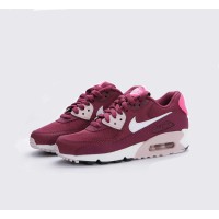 Nike Air Max 90 616730-600 - Burgundy Sneakers with Pink & White Accents | Bold Style & Everyday Comfort