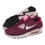 Nike Air Max 90 616730-600 - Burgundy Sneakers with Pink & White Accents