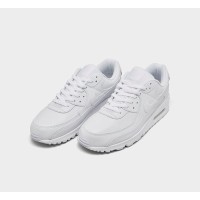 Nike Air Max 90 724821-100 - Triple White Sneakers | Clean Minimalist Design & Everyday Comfort