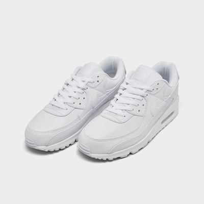 Nike Air Max 90 724821-100 - Triple White Sneakers | Clean Minimalist Design & Everyday Comfort