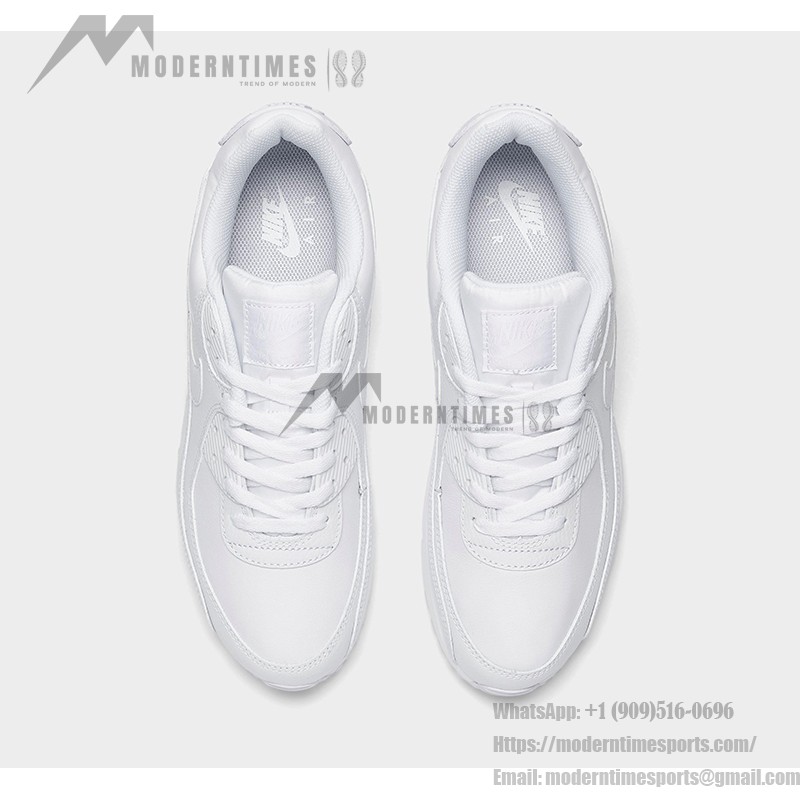 Nike Air Max 90 724821-100 Triple White Sneakers with minimalist design