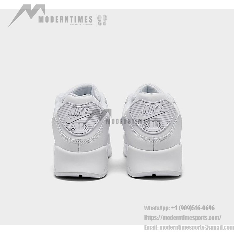 Nike Air Max 90 724821-100 Triple White Sneakers with minimalist design