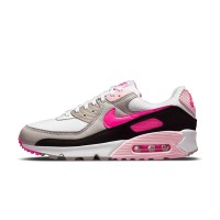 Nike Air Max 90 DM3051-100 - White Sneakers with Hot Pink & Black Accents | Bold Style & Everyday Comfort