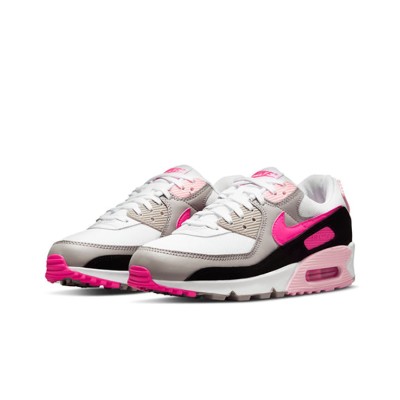 Nike Air Max 90 DM3051-100 - White Sneakers with Hot Pink & Black Accents | Bold Style & Everyday Comfort