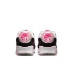 Nike Air Max 90 DM3051-100 white sneakers with hot pink and black accents