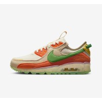 Nike Air Max Terrascape 90 DV7413-100 - Beige Sneakers with Green Swoosh & Orange Details | Sustainable Style & Everyday Comfort