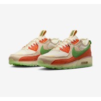 Nike Air Max Terrascape 90 DV7413-100 - Beige Sneakers with Green Swoosh & Orange Details | Sustainable Style & Everyday Comfort