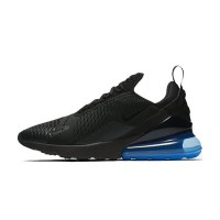 Nike Air Max 270 Black Photo Blue AH8050-009 - Sleek Black Design with Striking Blue Air Max Cushioning