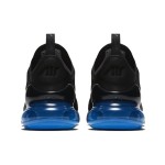 Nike Air Max 270 Black Photo Blue Sneakers - Sleek Design with Blue Air Unit