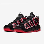 Nike Air More Uptempo Black Laser Crimson CJ6129-001 Sneakers