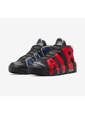 Nike Air More Uptempo DJ4400-001 - 블랙 클래식 농구 스니커, 스타일리시하고 현대적인 디자인