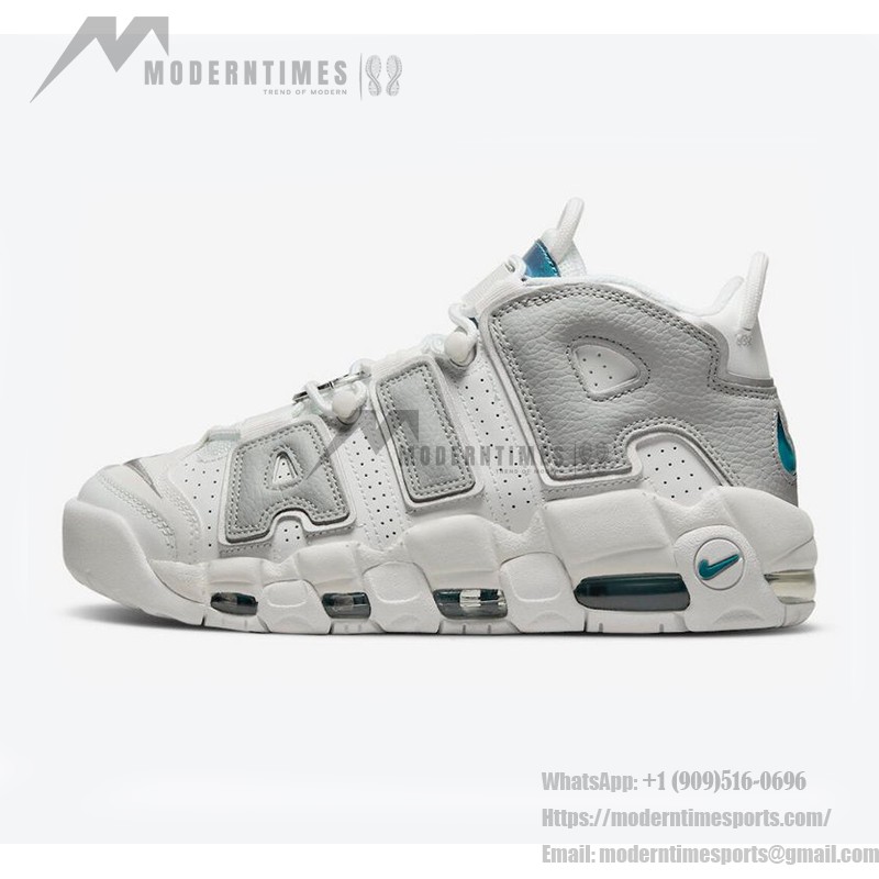 Nike Air More Uptempo DR7854-100 Classic Comfortable Sneakers Side View