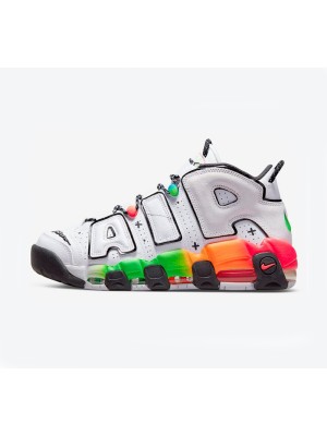 Nike Air More Uptempo DV1233-111 Classic Retro Basketball Sneakers, Comfortable for Daily Wear