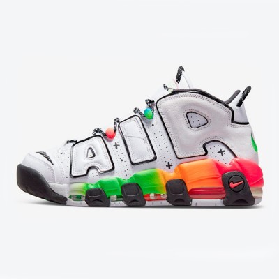 Nike Air More Uptempo DV1233-111 Classic Retro Basketball Sneakers, Comfortable for Daily Wear