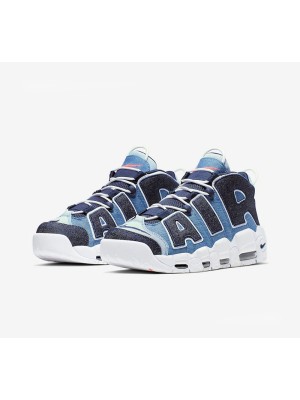 Nike Air More Uptempo Denim CJ6125-100 Classic Retro Sneakers