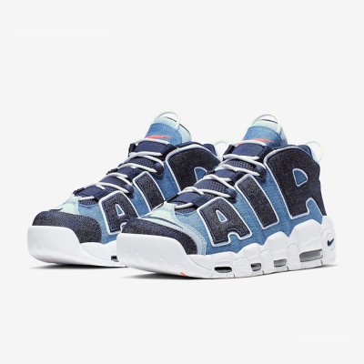 Nike Air More Uptempo Denim CJ6125-100 Classic Retro Sneakers