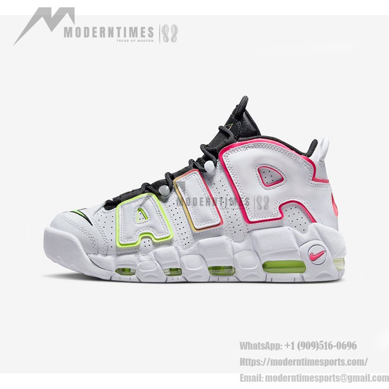 Nike Air More Uptempo WMNS “Electric” - Bold White & Electric Blue Women’s Sneakers