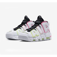 Nike Air More Uptempo WMNS “Electric” - White & Electric Blue Women’s Retro Basketball Shoes