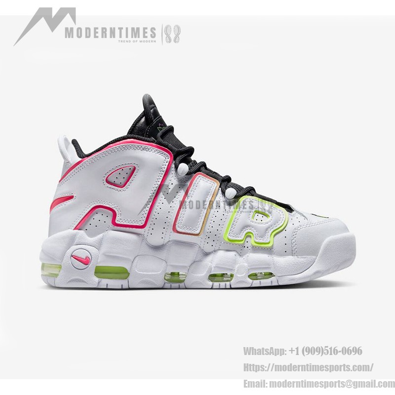 Nike Air More Uptempo WMNS “Electric” - Bold White & Electric Blue Women’s Sneakers