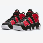 Nike Air More Uptempo GS "Black/University Red/White" (DM3190-001) Kids' Sneakers