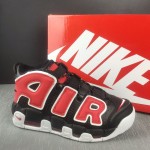 Nike Air More Uptempo GS "Black/University Red/White" (DM3190-001) Kids' Sneakers