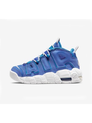 Nike Air More Uptempo GS "Blue/White" DM1023-400 Kids' Sneakers - Trendy Sports Shoes